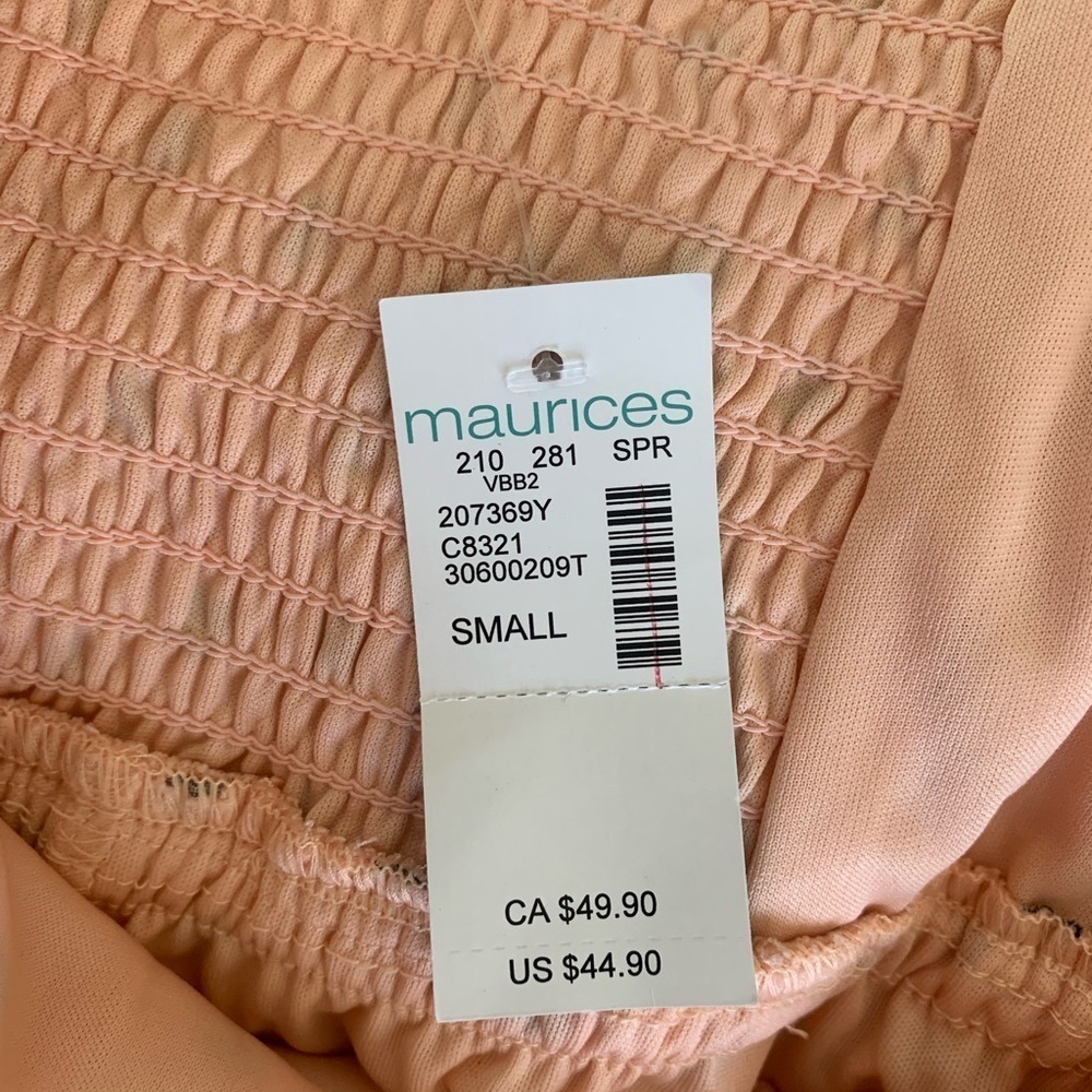 Maurices Dress Size Small Color Melon and Black - Picture 6 of 8